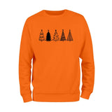 Christmas Five Trees Sweatshirt