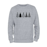 Christmas Five Trees Sweatshirt