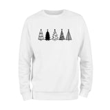 Christmas Five Trees Sweatshirt