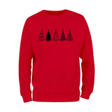 Christmas Five Trees Sweatshirt