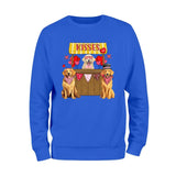 Golden Dog Kisses Both Sweatshirt