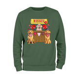 Golden Dog Kisses Both Sweatshirt