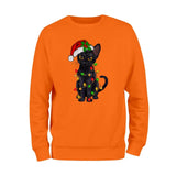 Black Cat Christmas Sweatshirt