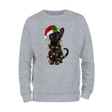 Black Cat Christmas Sweatshirt