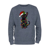 Black Cat Christmas Sweatshirt