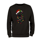 Black Cat Christmas Sweatshirt