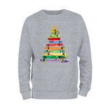 Teacher Crayon Christmas Tree Sweatshirt