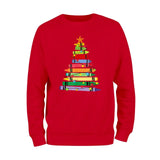 Teacher Crayon Christmas Tree Sweatshirt