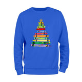 Teacher Crayon Christmas Tree Sweatshirt