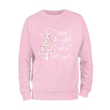 Christmas Shine Bright Like A Call Light Sweatshirt