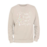 Christmas Shine Bright Like A Call Light Sweatshirt