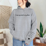 I Wear My Heart On My Sleeve Hoodie