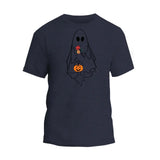 Retro Pumpkin and Ghost Shirt