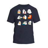 Cute Ghost Reading Shirt