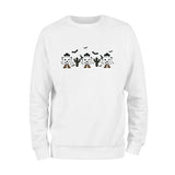 Halloween Ghost Cowboy Cows Sweatshirt