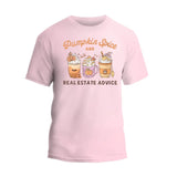 Pumpkin Spice and Real Estate Advice Shirt