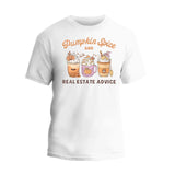 Pumpkin Spice and Real Estate Advice Shirt