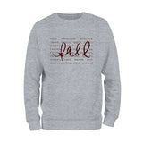 Fall Words Sweatshirt