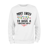 Most Likely To Have a Christmas Party Sweatshirt