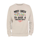 Most Likely To Have a Christmas Party Sweatshirt