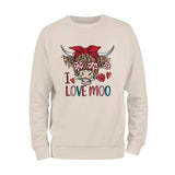 I Love Moo Sweatshirt