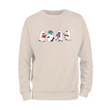 Ghost Reading Books Sweatshirt