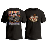 Halloween Tour Front and Back T-Shirt