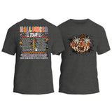 Halloween Tour Front and Back T-Shirt