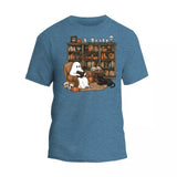 Retro Ghost Reading Books T-Shirt