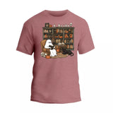 Retro Ghost Reading Books T-Shirt