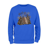 Leopard Christmas Trees Sweatshirt