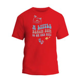 A Little Beach Bum Is On The Way Shirt