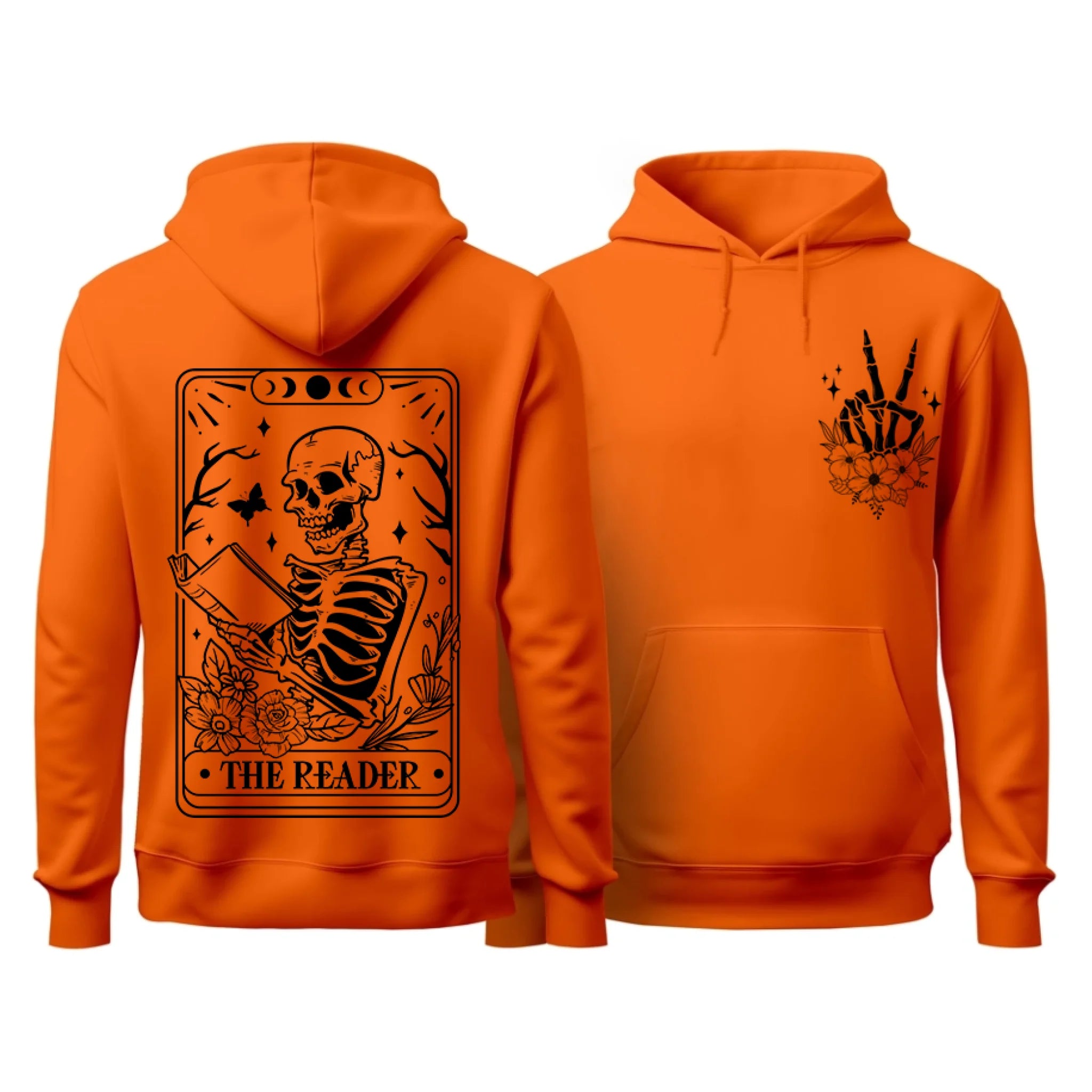 The Reader Front and Back Hoodie
