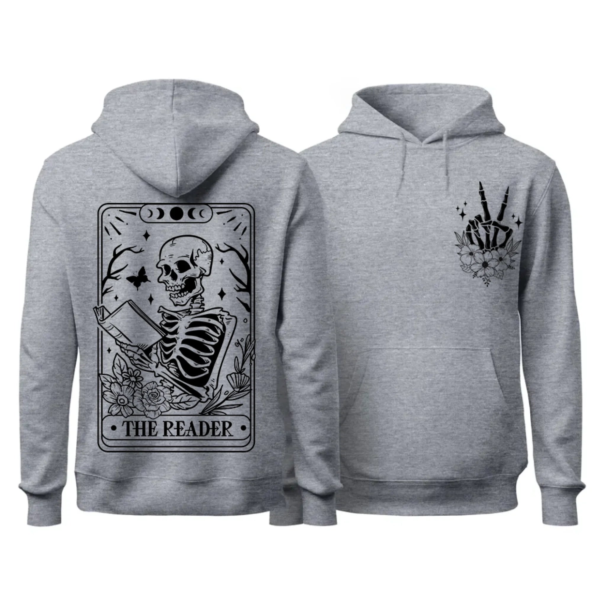 The Reader Front and Back Hoodie
