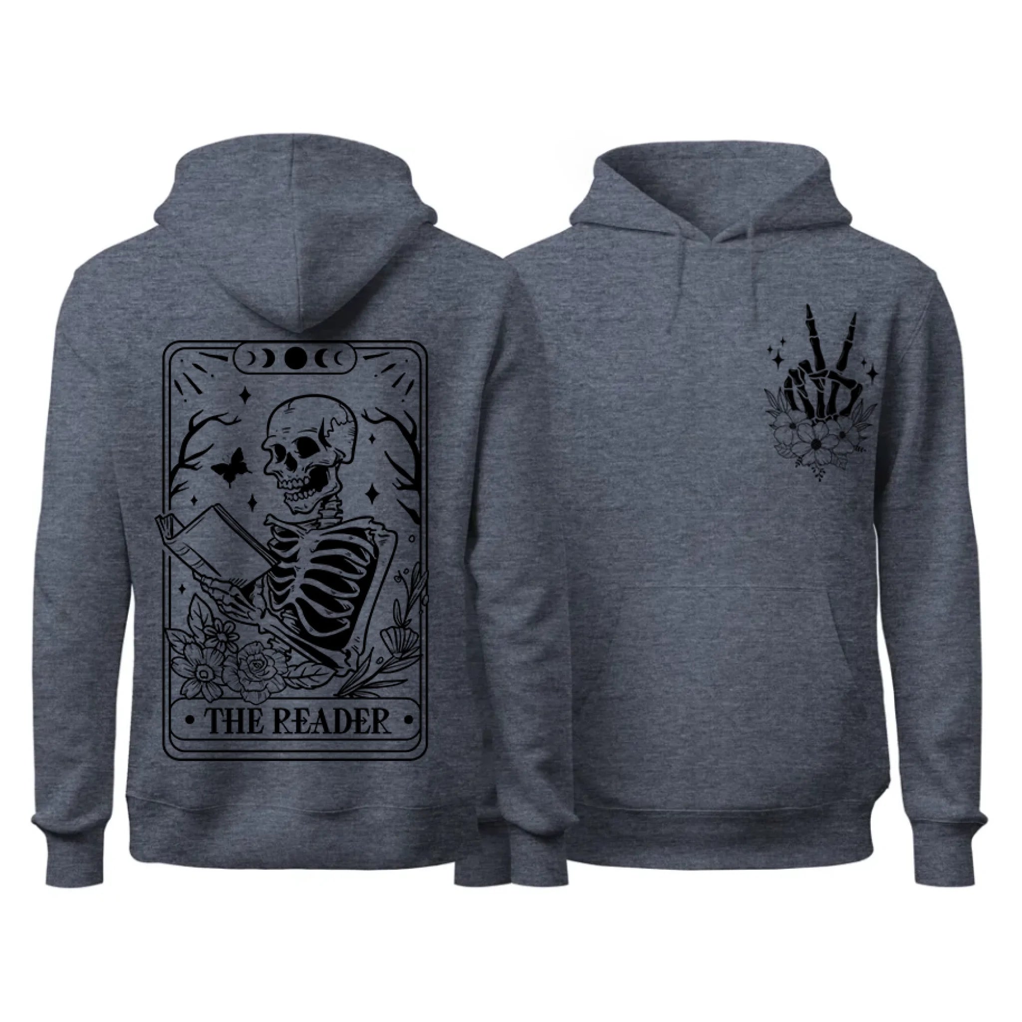 The Reader Front and Back Hoodie