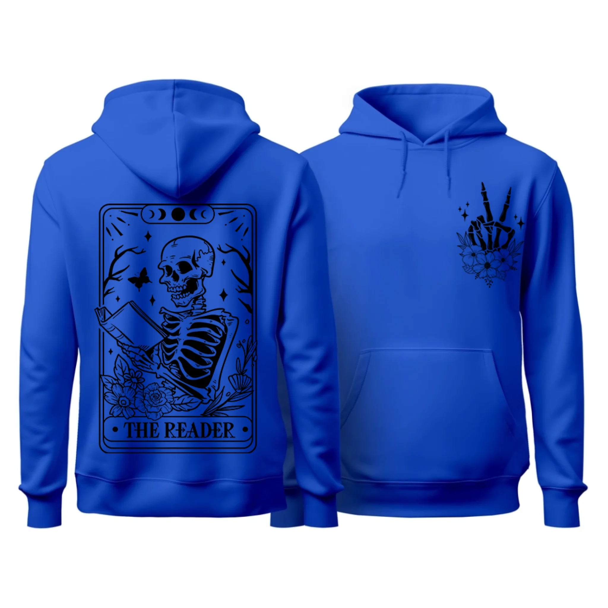 The Reader Front and Back Hoodie
