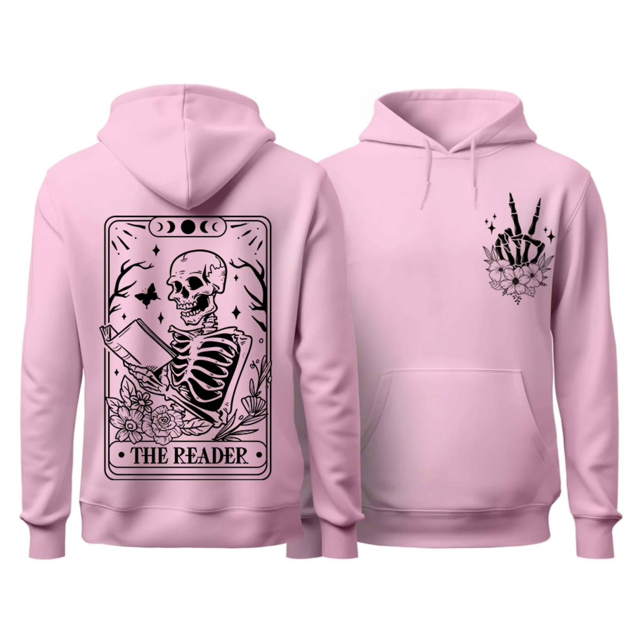 The Reader Front and Back Hoodie