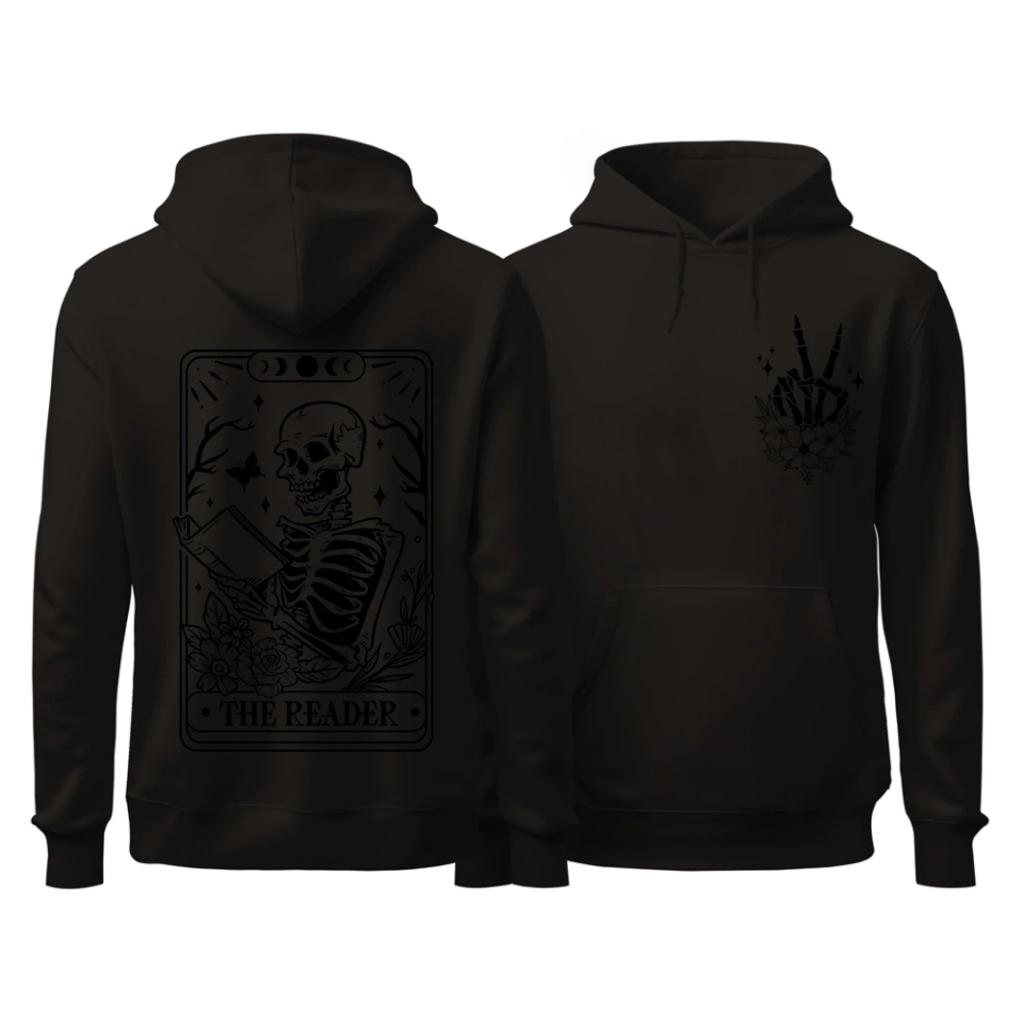 The Reader Front and Back Hoodie