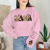 Custom Halloween Themed Mama Crewneck Sweatshirt