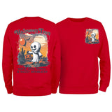 Halloweentown Ghost Front and Back Crewneck Sweatshirt
