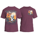 Halloweentown Ghost Front and Back Crewneck T-shirt