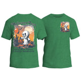 Halloweentown Ghost Front and Back Crewneck T-shirt