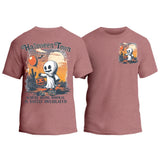 Halloweentown Ghost Front and Back Crewneck T-shirt