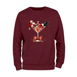 Christmas Santa Wine Sweatshirt