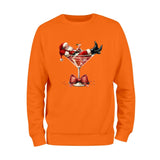 Christmas Santa Wine Sweatshirt