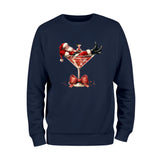 Christmas Santa Wine Sweatshirt