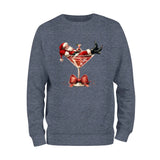 Christmas Santa Wine Sweatshirt