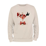 Christmas Santa Wine Sweatshirt