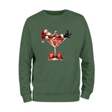Christmas Santa Wine Sweatshirt