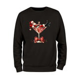 Christmas Santa Wine Sweatshirt